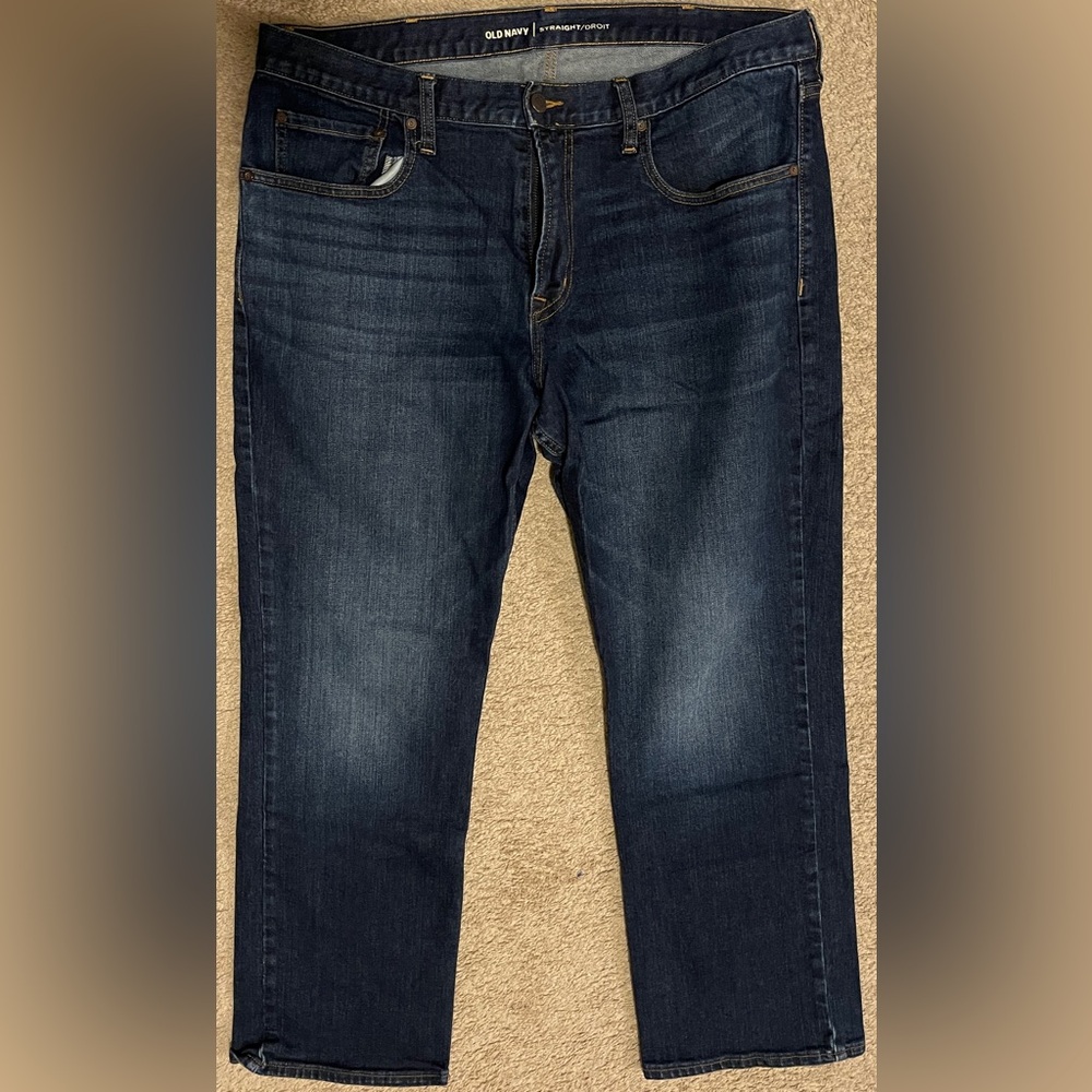 Old Navy Dark Blue Relaxed Men's Jeans 38x30